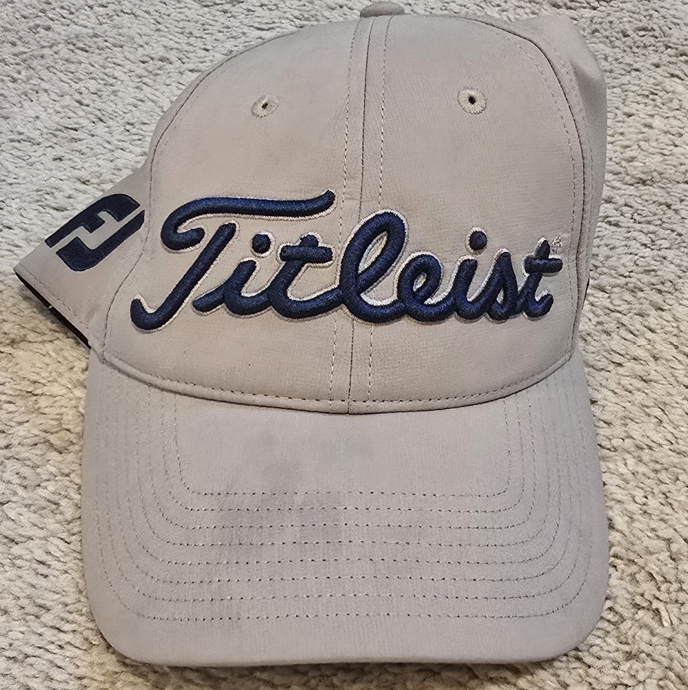 Titleist Beige Cap with Navy Logo